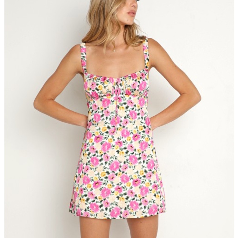 For Love and Lemons Floral Mini Dress